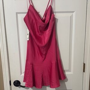 Aidan Mattox Pink Mini Dress
